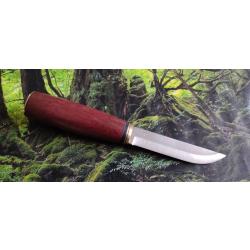 Couteau Puukko Scandiknives + étui cuir ENSEMBLE ARTISANAL