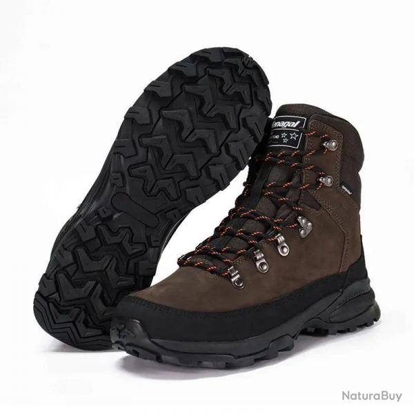 Chaussures de chasse et randonne cuir nubuck - SHOTPRO - 36