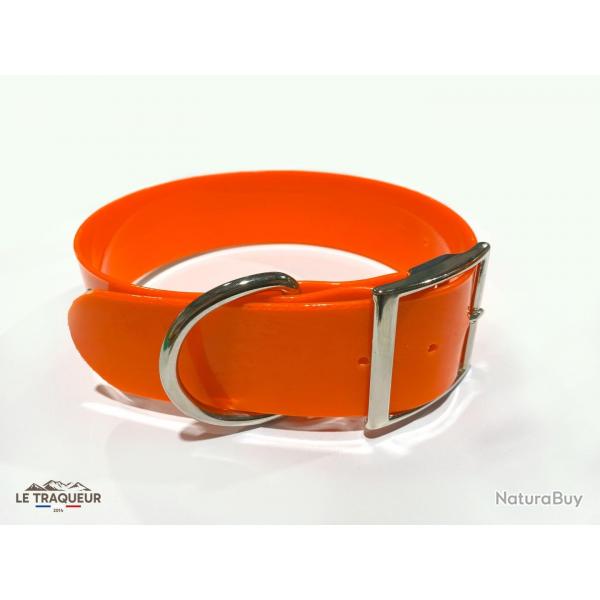 COLLIER BIOTHANE 50MM ORANGE
