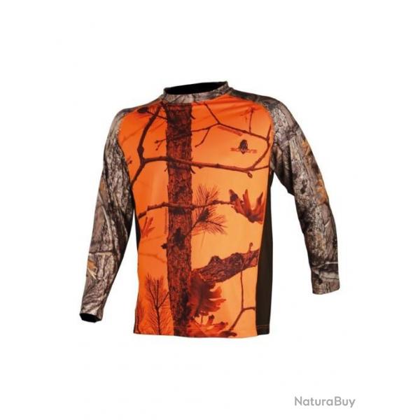 SOMLYS TEE SHIRT ORANGE Manches Longues