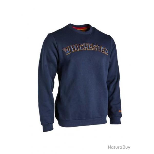 SWEATSHIRT. FALCON. CREW NECK. NAVY WINCHESTER