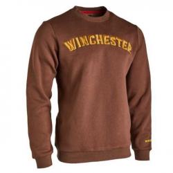 SWEATSHIRT. FALCON. CREW NECK. BROWN WINCHESTER