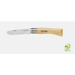 MON PREMIER COUTEAU OPINEL N°7 BOUT ROND NATUREL