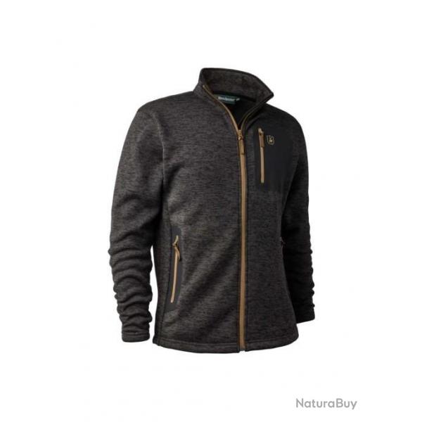 DEERHUNTER Veste tricotée Sarek DARK NIGHT