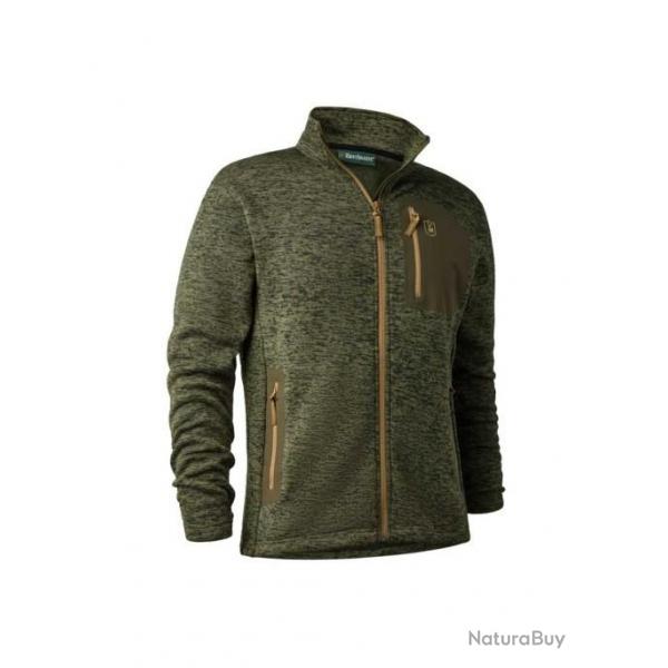 DEERHUNTER Veste tricotée Sarek OLIVE NIGHT