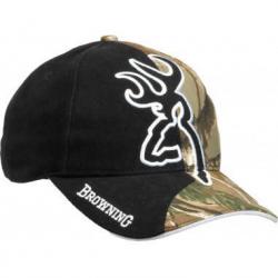 CASQUETTE BROWNING BIG BUCKMARK BLACK RTX