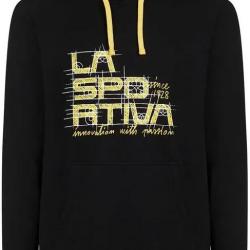 LA SPORTIVA PROJECT HOODY MAN BLACK YELLOW