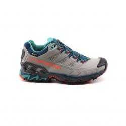 La sportiva ultra raptor II Leather woman gtx grey/cherry tomato 40