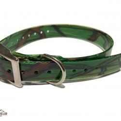 COLLIER BIOTHANE 25MM BIOGOLD CAMO ORANGE