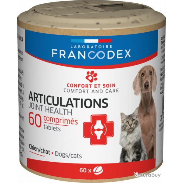 Francodex Articulations chien et chats 60 Comprims