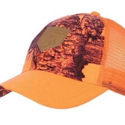 CASQUETTE SOMLYS MAILLE CAMO ORANGE