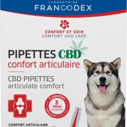 Pipettes CBD chiens + de 20kg Francodex