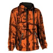 Pull De Chasse Percussion - Col Rond - 70% Acrylique, 30% Laine - Brodé Logo - Couleur Kaki