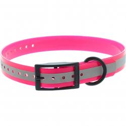 COLLIER BIOTHANE CANIHUNT XTREME REFLECHISSANT 25MM ORANGE