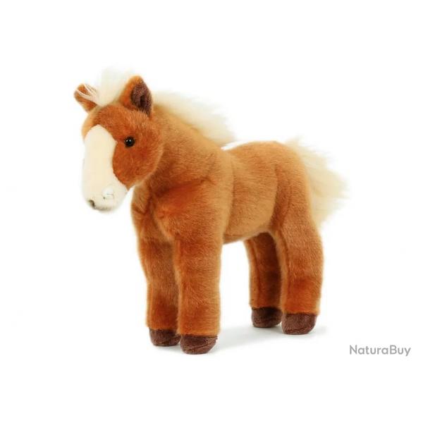 Peluche Cheval marron 30 cm