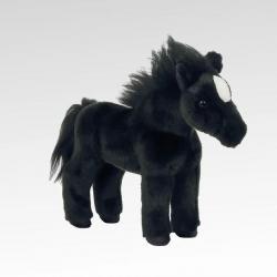Peluche Cheval noir 30 cm