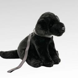 Peluche Labrador noir 25 cm