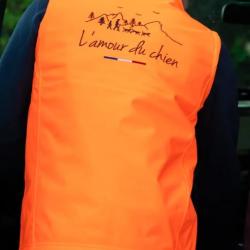 Softshell sans manche Chasse Tricolore Orange S