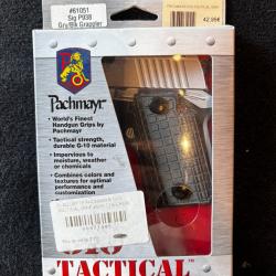 DESTOCKAGE !! PPOIGNEE PACHMAYR G10 TACTICAL GRIP SIG SAUER P938 CHECKER GRAY BLACK