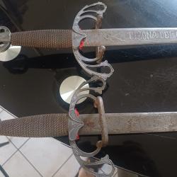 Deux replique épées tizona del cid