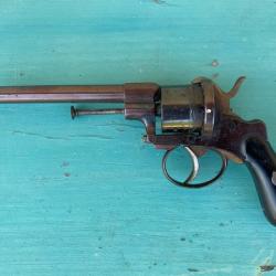 Revolver à broches Liège, bronzage d'origine
