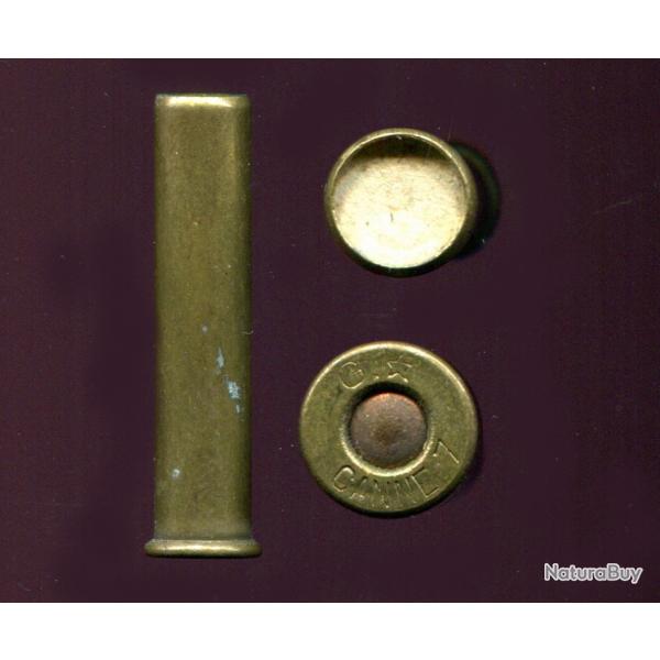 7 mm Canne-Fusil  grenaille - beau marquage identifiant l'usage : G* CANNE 7 - tui 36 mm