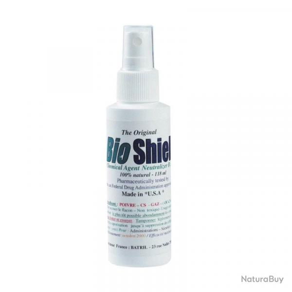 Dcontaminant Lacrymogne CS et Poivre - Bio Shield