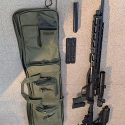 Benjamin armada valoriser avec accessoires milspec  le tout en excellent état. 19.9 joules