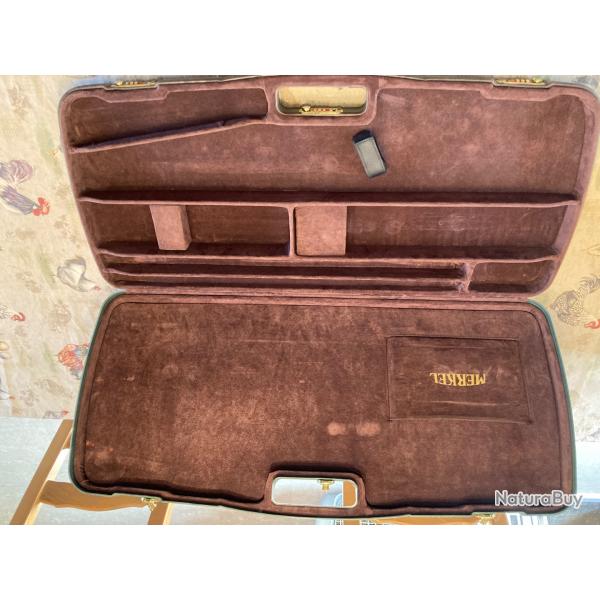 Valise / mallette luxe transport Merkel RX Hélix 2 canons-2 optiques