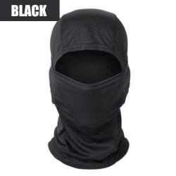 Masque intégral CamSolomon Dulbalaclava, couverture de bouclier, cyclisme chasse Noir