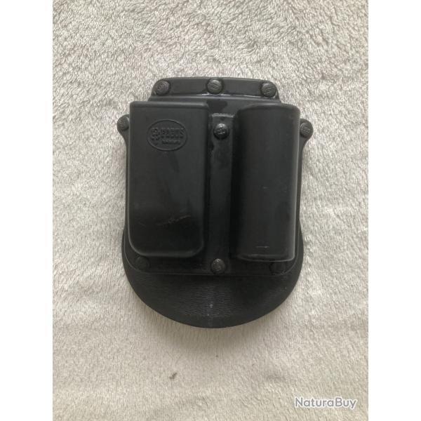 Porte chargeur et lampe pour Glock 17 fabrication FOBUS