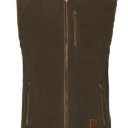 GILET HARKILA POLAIRE SANDHEM SHERPA DEMITASSE BROWN (023823)