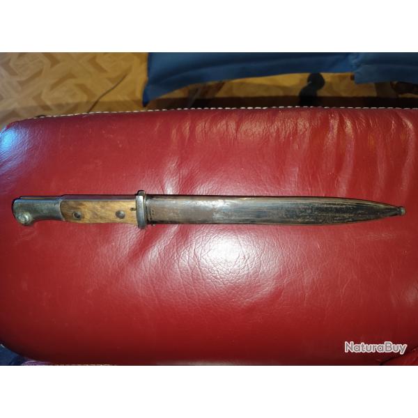 Vend belle baïonnette S94/98 dent de scie.