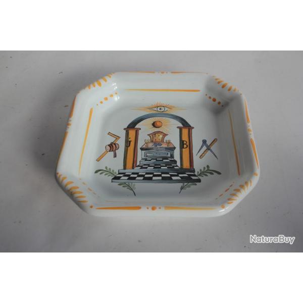 Coupelle Vide poche Franc-maon cramique