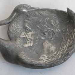 Vide poche Cygne Richard Wagner étain signé