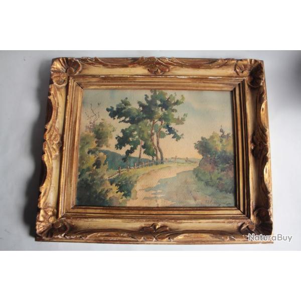 Aquarelle Paysage Thrse Rostagnat