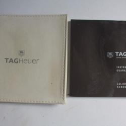 TAG HEUER livret notice montre Calibre 1887 Chronograph