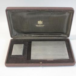 KIRBY BEARD & Co Briquet essence et Étui à cigarettes argent