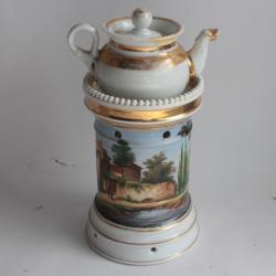 Tisanière porcelaine de Paris Empire XIXe siècle