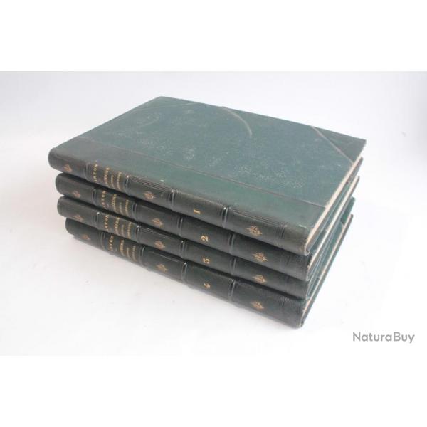 Voyageurs anciens et modernes Edouard Charton 4 Tomes