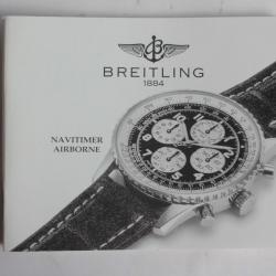 BREITLING livret notice montre Navimeter Airborn