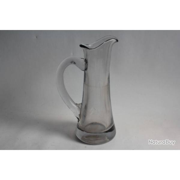 Broc Pichet  eau verre souffle XIXe sicle