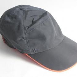 HERMES Casquette noir orange T60