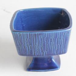 Petite coupe céramique émaillée bleu Rössler Suisse