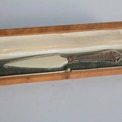 Ouvre lettre Coupe papier argent Art Nouveau