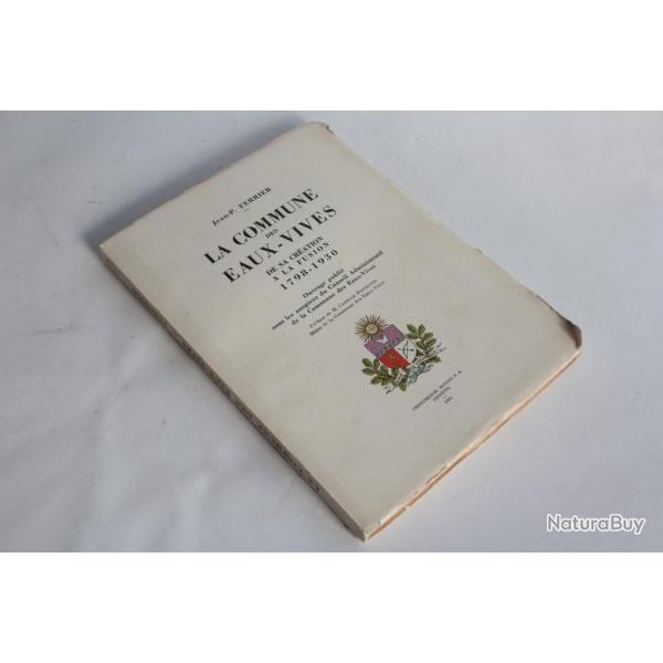 Commune Eaux-Vives Ferrier 1931 Suisse ddicac maire Camille Rochette