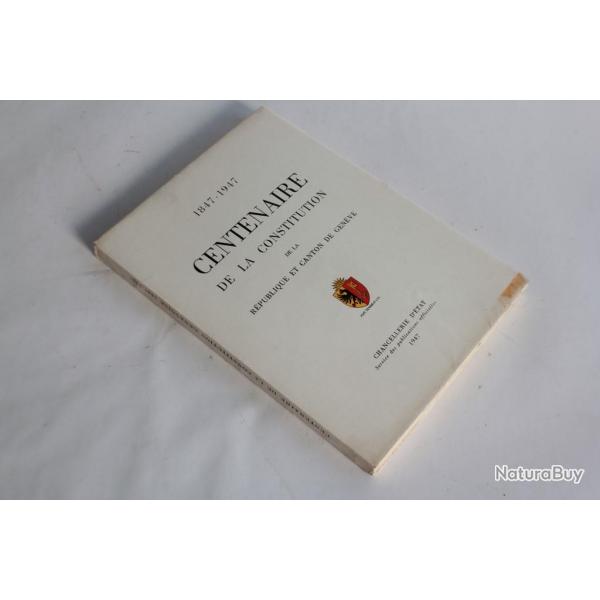 Centenaire de la Constitution rpublique Canton Genve 1947