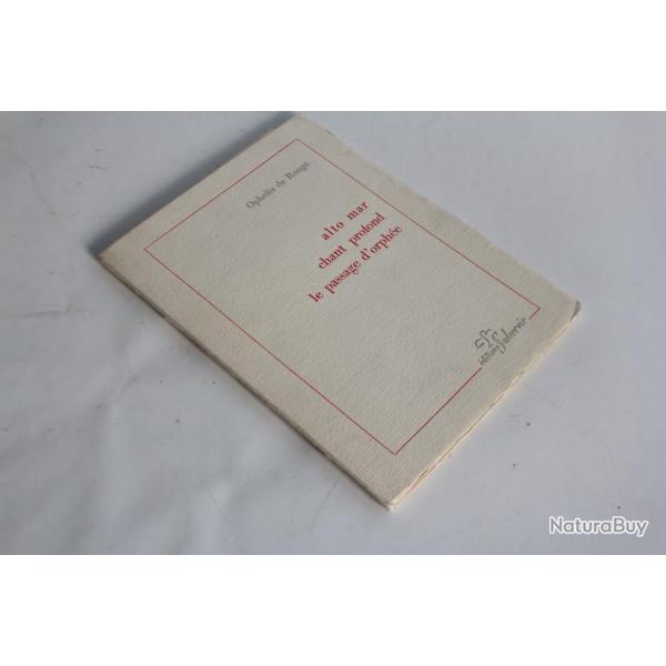 Alto mar Chant profond Le passage d'Orphe ddicac Ophlia de Roug