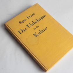 Livre Das Unbehagen in der Kultur Sigmund FREUD 1931
