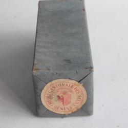 Boîte carton Régie Cantonale des sels Genève Suisse